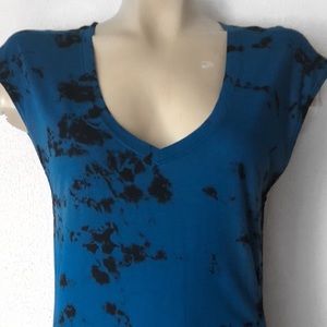 Cotton Citizen Dresses - 🆕 COTTON CITIZEN BLUE TIE DYE V-NECK DRESS SZ S Cotton Citizen Dresses - 🆕 COTTON CITIZEN BLUE TIE DYE V-NECK DRESS SZ S
